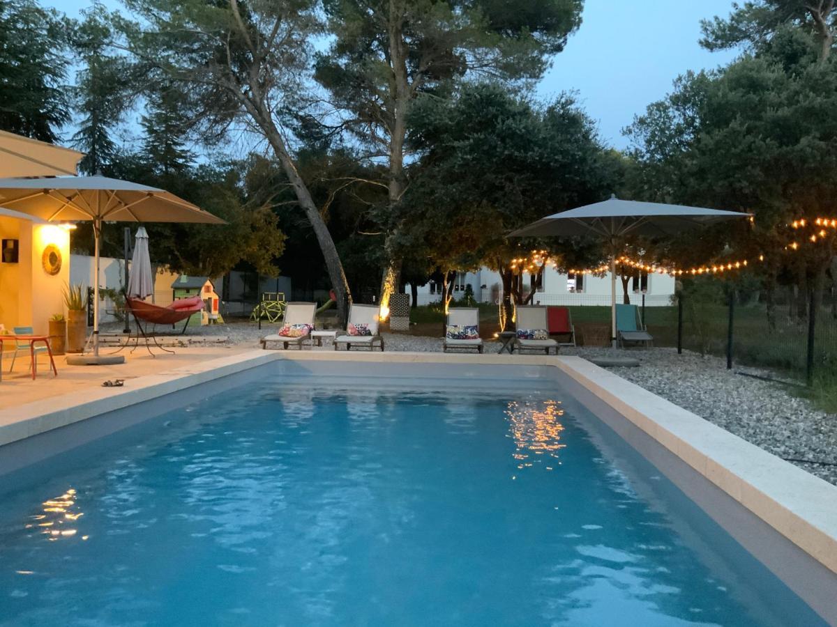 Gite Dans Les Pins Avec Piscine Villa Mazan Ngoại thất bức ảnh