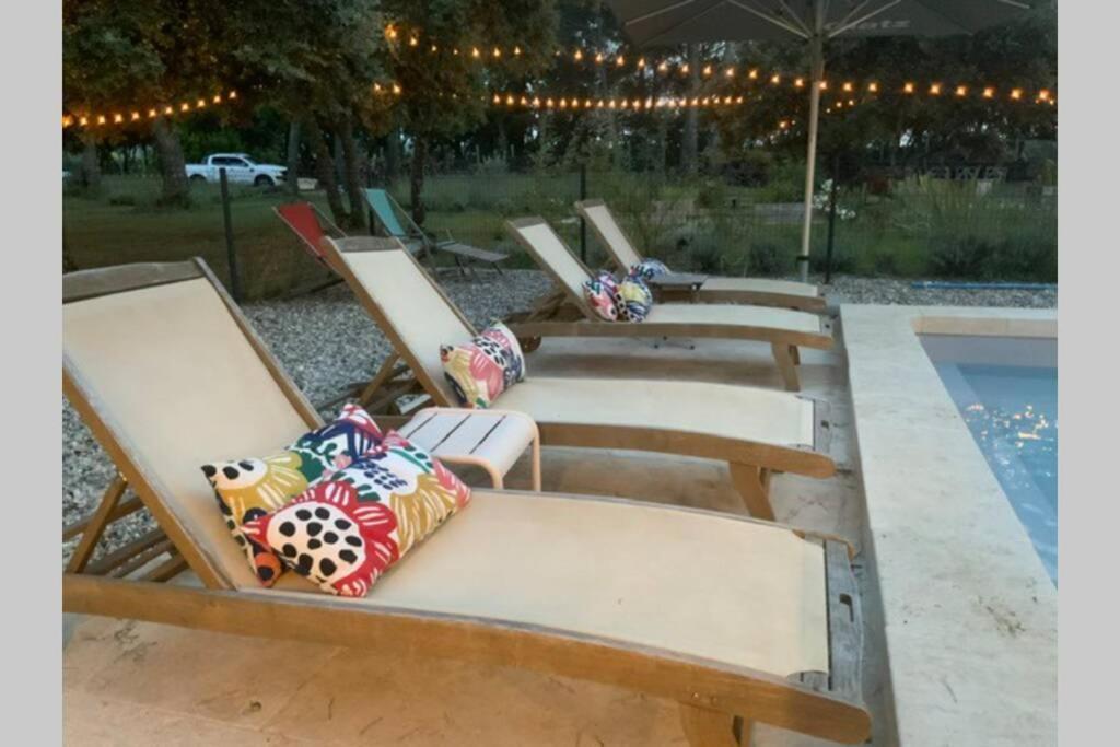 Gite Dans Les Pins Avec Piscine Villa Mazan Ngoại thất bức ảnh
