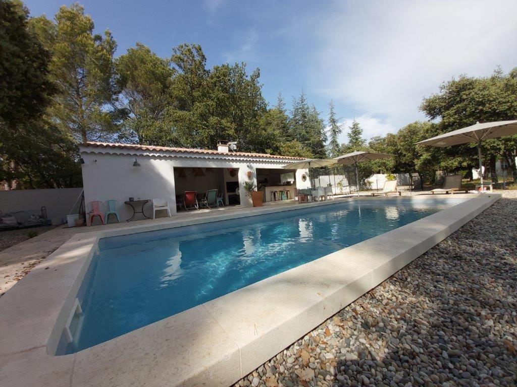 Gite Dans Les Pins Avec Piscine Villa Mazan Ngoại thất bức ảnh